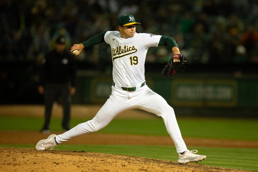 MLB: Toronto Blue Jays at Oakland Athletics