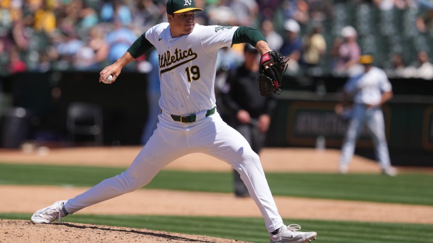 MLB: Toronto Blue Jays at Oakland Athletics, mason miller, yankees