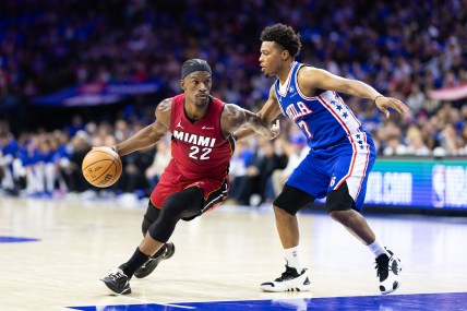 NBA: Playoffs-Miami Heat at Philadelphia 76ers, knicks
