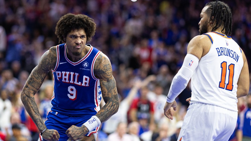 NBA: Playoffs-New York Knicks at Philadelphia 76ers