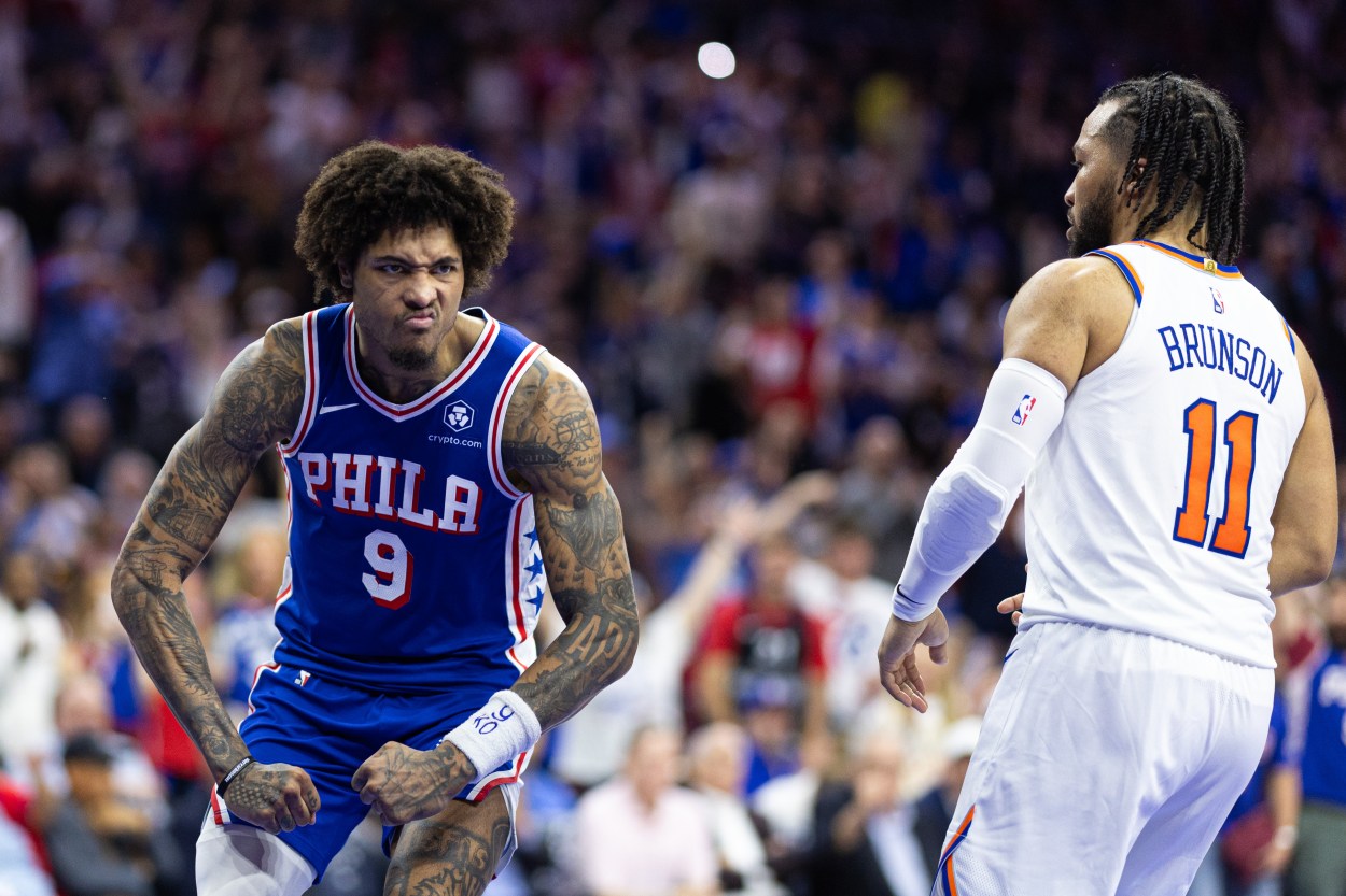 NBA: Playoffs-New York Knicks at Philadelphia 76ers