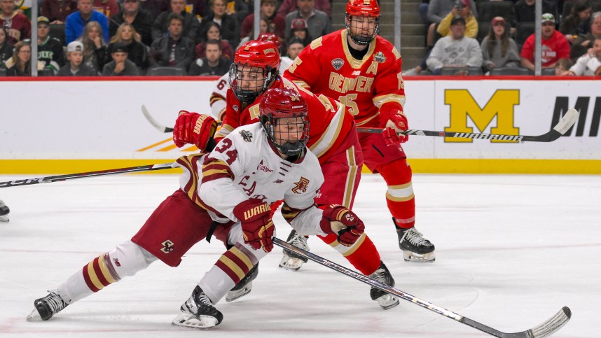 NCAA Hockey: Frozen Four, gabe perreault, new york rangers