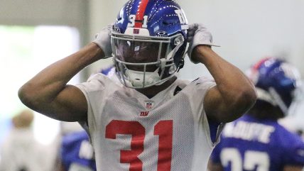 Giants get rookie safety back from injury as position battle ignites