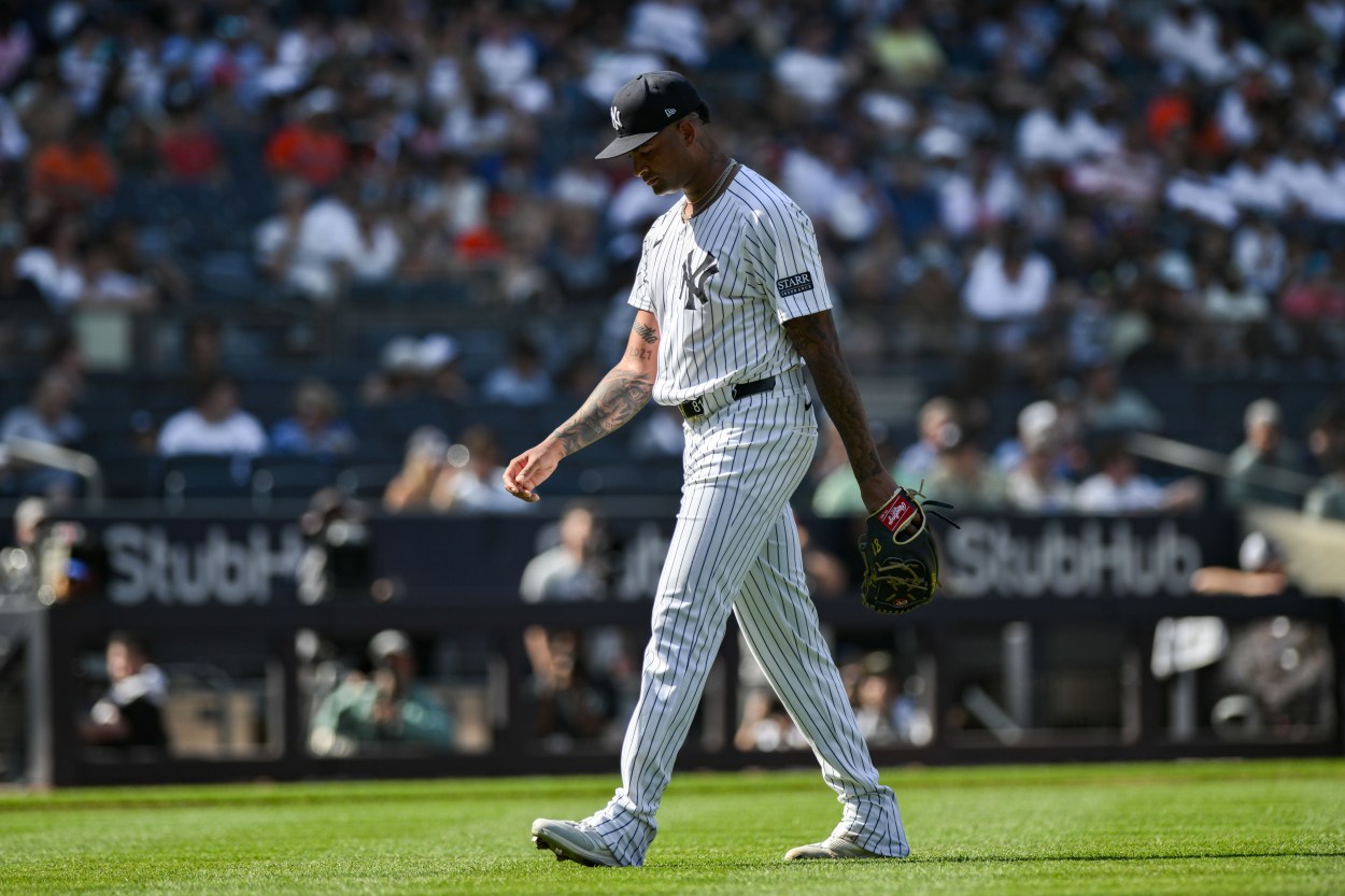 MLB: Baltimore Orioles at New York Yankees, luis gil