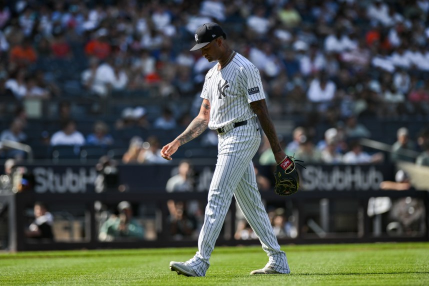 MLB: Baltimore Orioles at New York Yankees, luis gil