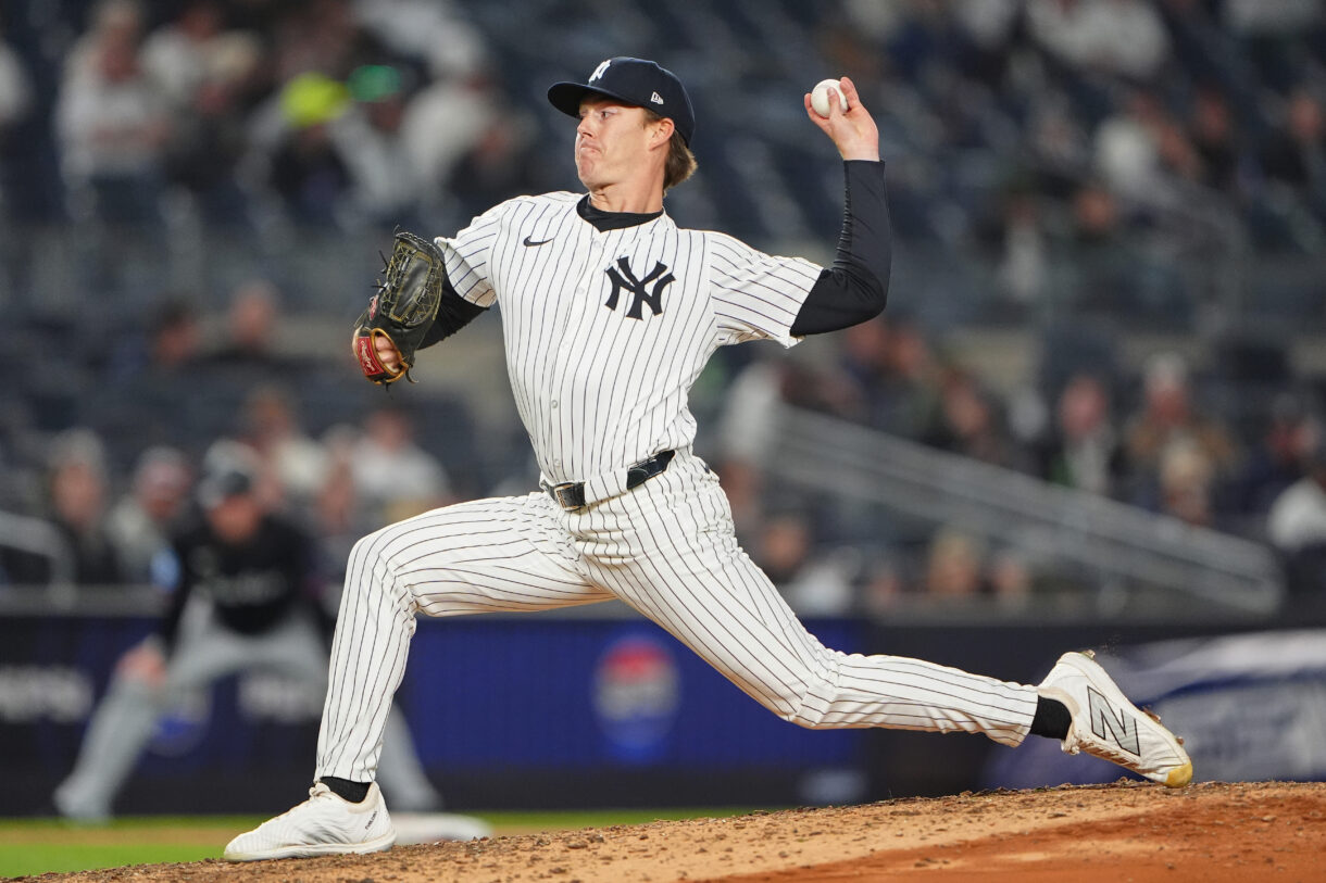 MLB: Miami Marlins at New York Yankees, Josh Maciejewski 