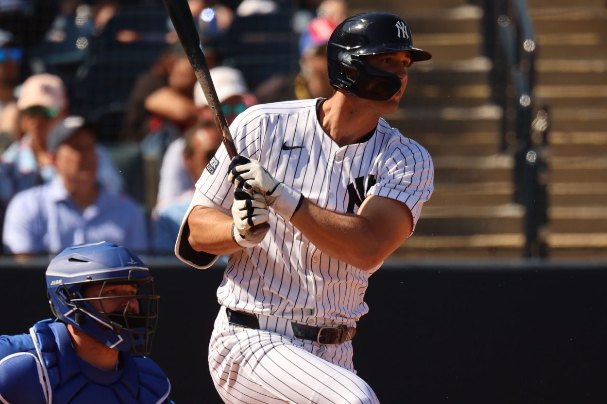 MLB: Spring Training-Toronto Blue Jays at New York Yankees, spencer jones