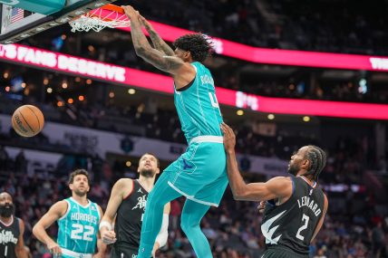 NBA: Los Angeles Clippers at Charlotte Hornets, nick richards, knicks