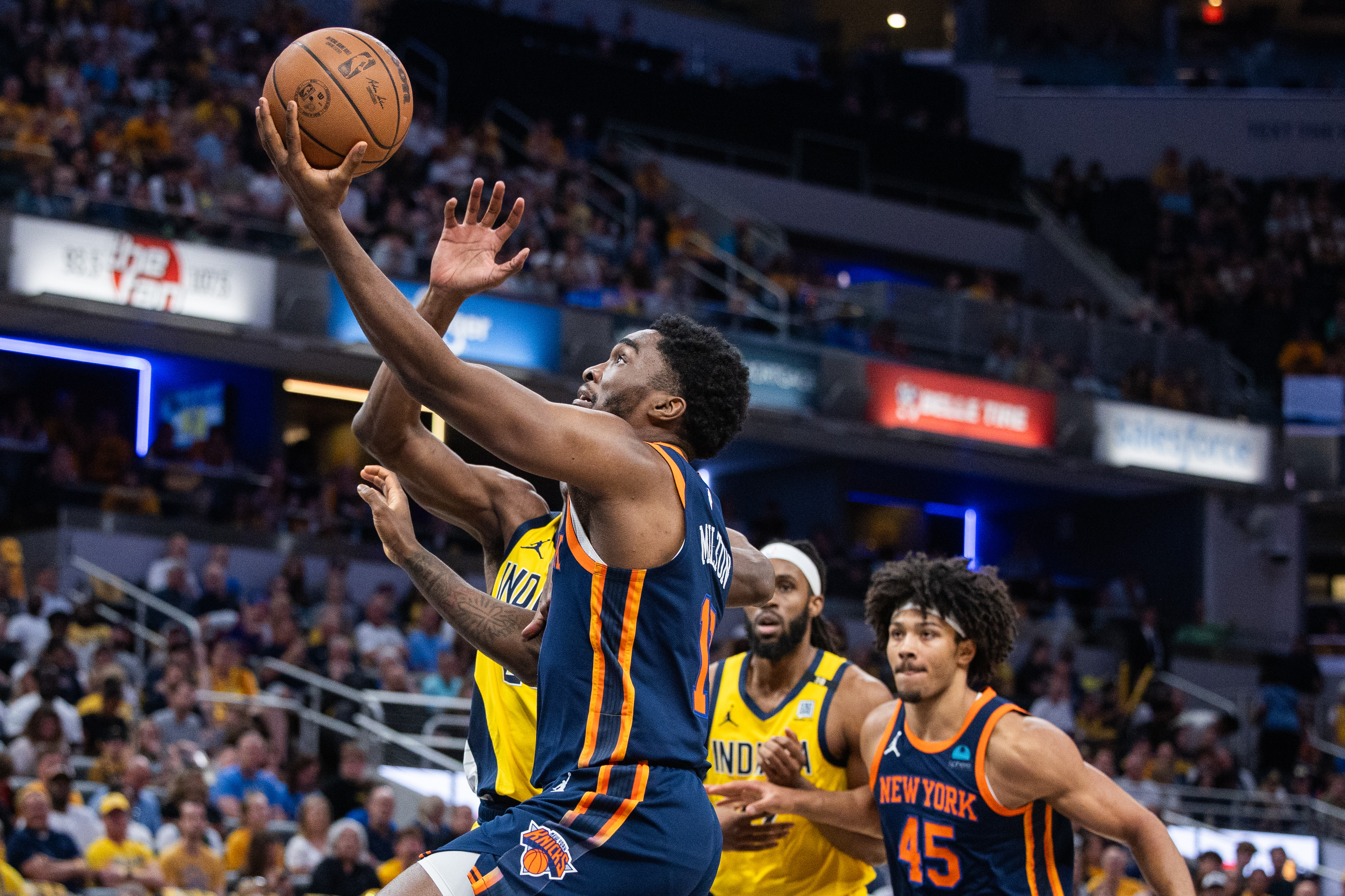 NBA: Playoffs-New York Knicks at Indiana Pacers