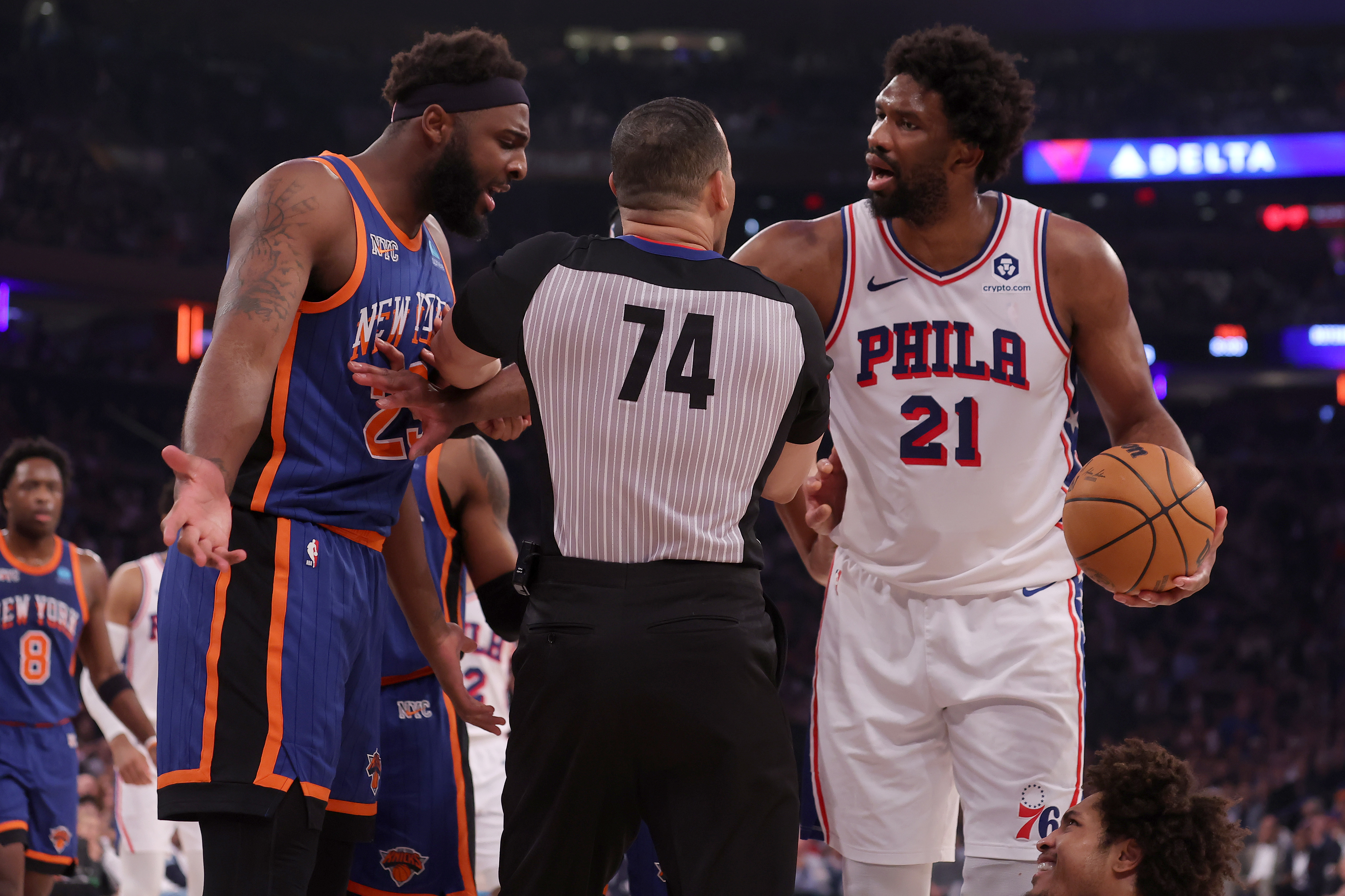 NBA: Playoffs-Philadelphia 76ers at New York Knicks