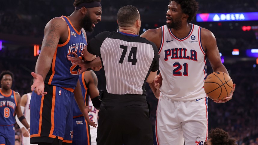 NBA: Playoffs-Philadelphia 76ers at New York Knicks