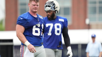 The Giants’ offensive line is already in disarray