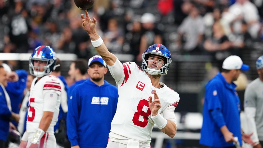 NFL: New York Giants at Las Vegas Raiders, daniel jones