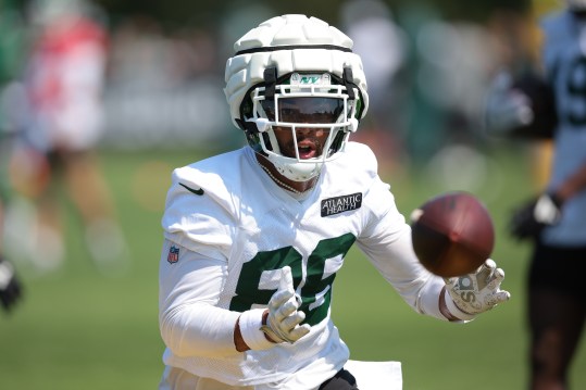 Jul 27, 2024; Florham Park, NJ, USA; New York Jets wide receiver Malik Taylor (86) during training camp at Atlantic Health Jets Training Center. Mandatory Credit: Vincent Carchietta-USA TODAY Sports