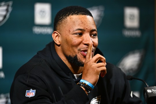 NFL: Philadelphia Eagles-Saquon Barkley Press Conference, saquon barkley, new york giants