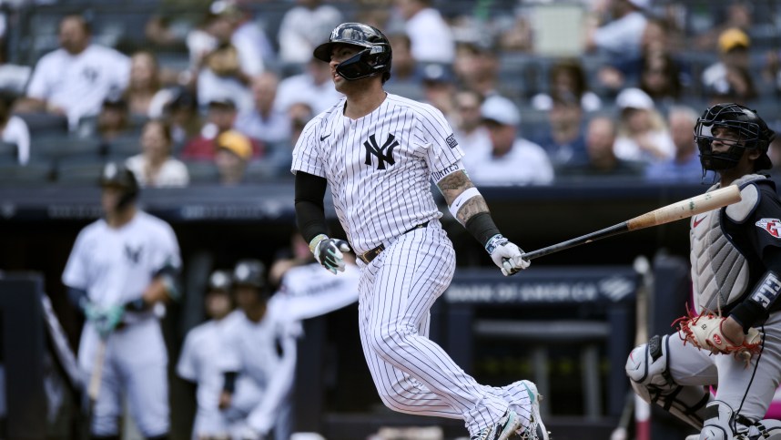 MLB: Cleveland Guardians at New York Yankees, gleyber torres