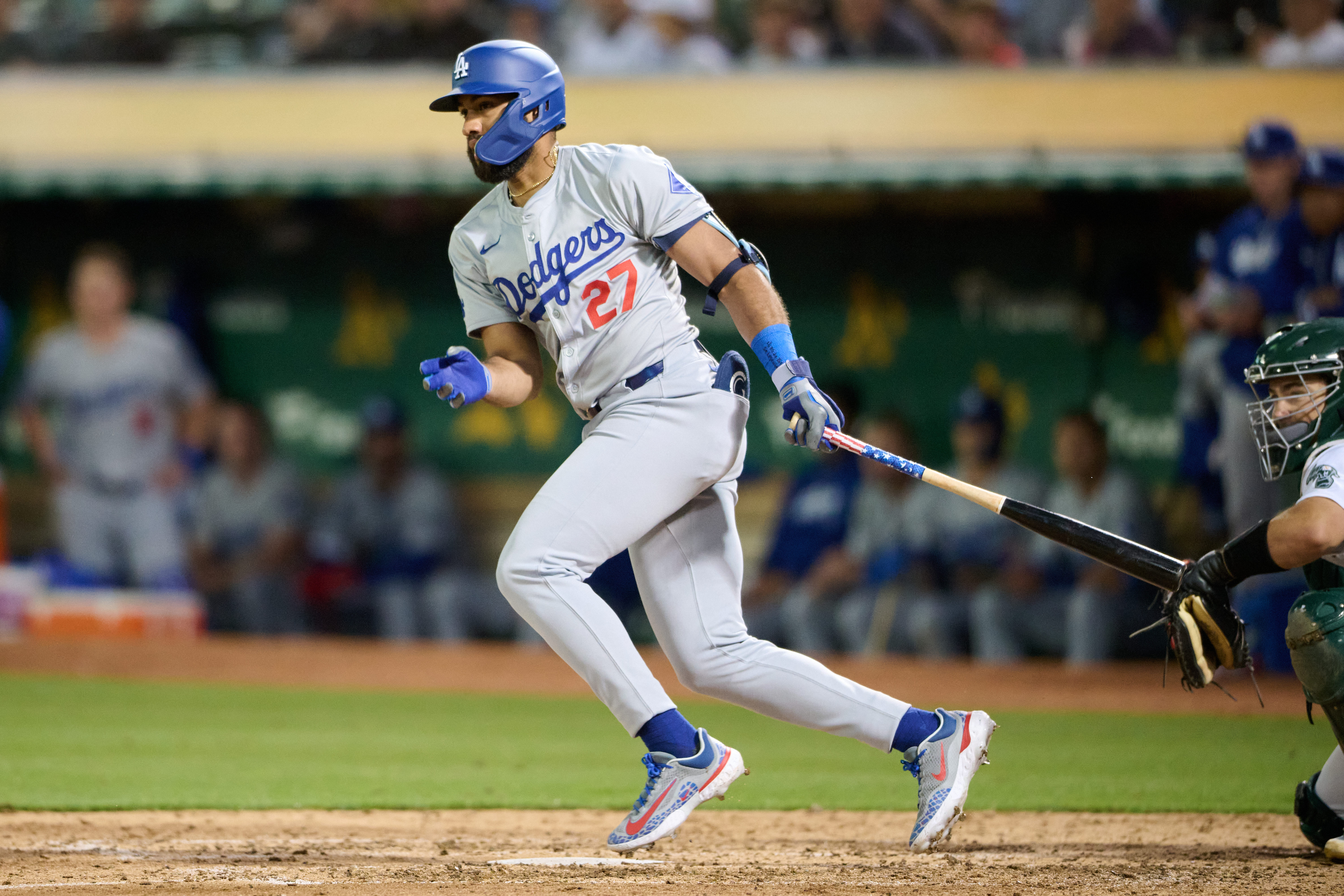 MLB: Los Angeles Dodgers at Oakland Athletics, amed rosario, yankees