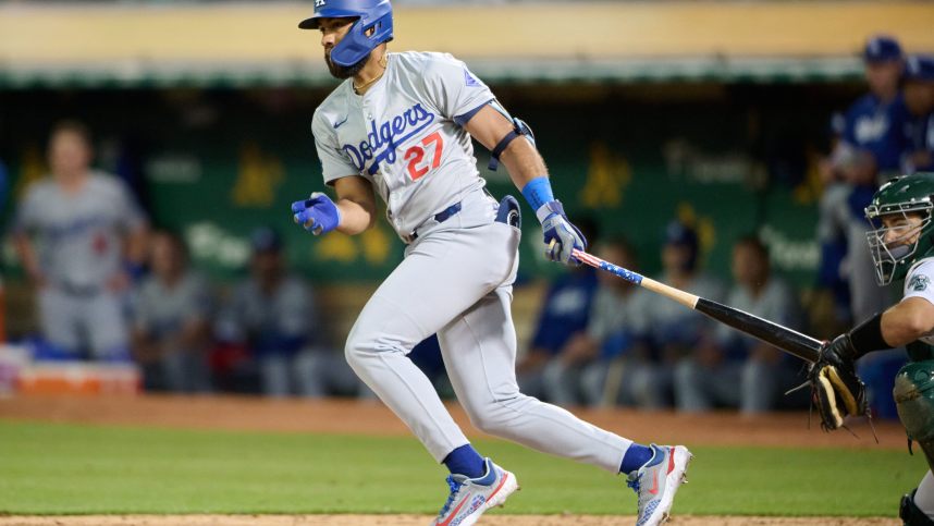 MLB: Los Angeles Dodgers at Oakland Athletics, amed rosario, yankees