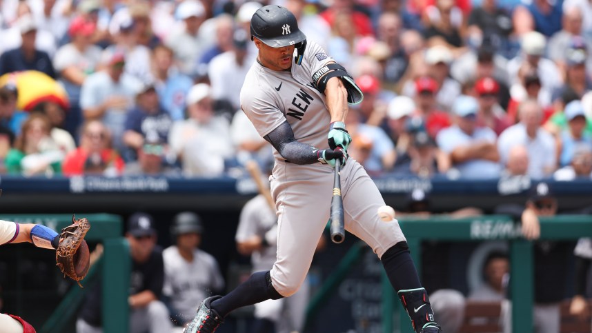 MLB: New York Yankees at Philadelphia Phillies, giancarlo statnon