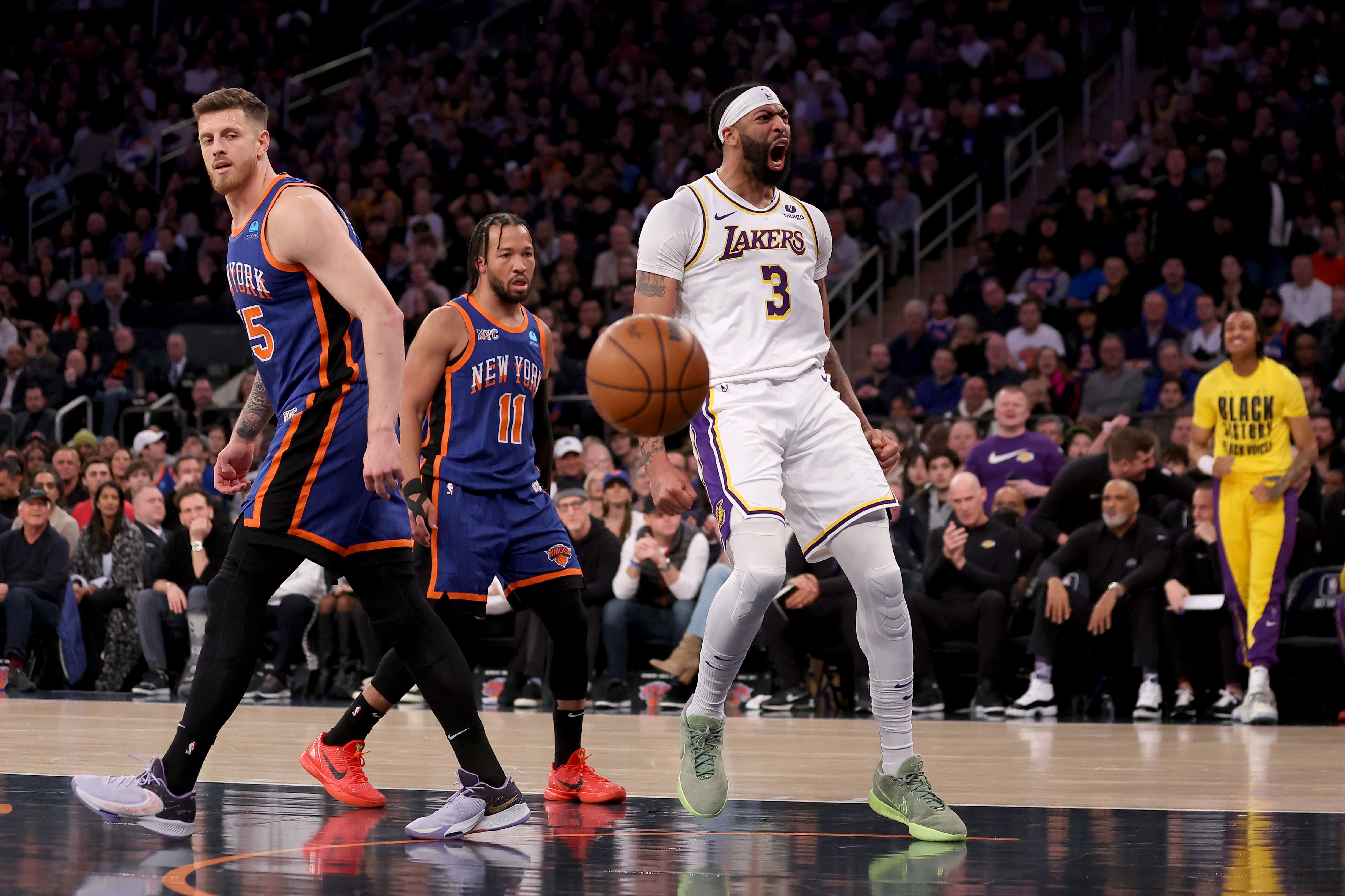 NBA: Los Angeles Lakers at New York Knicks