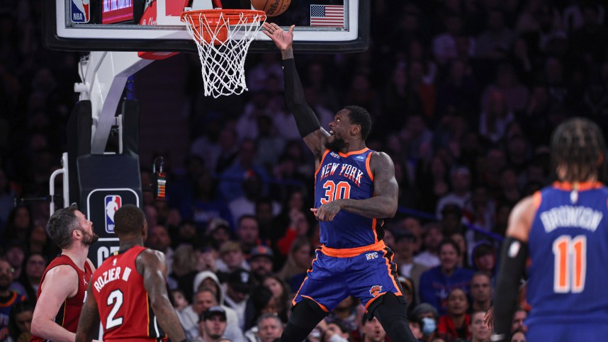 NBA: Miami Heat at New York Knicks, julius randle