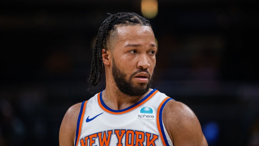 May 17, 2024; Indianapolis, Indiana, USA; New York Knicks guard Jalen Brunson (11) during game six of the second round for the 2024 NBA playoffs against the Indiana Pacers at Gainbridge Fieldhouse. Mandatory Credit: Trevor Ruszkowski-USA TODAY Sports