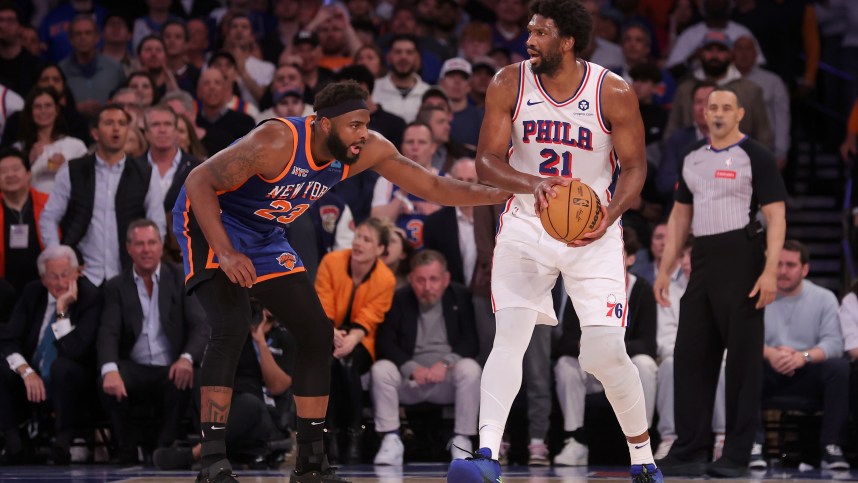 NBA: Playoffs-Philadelphia 76ers at New York Knicks