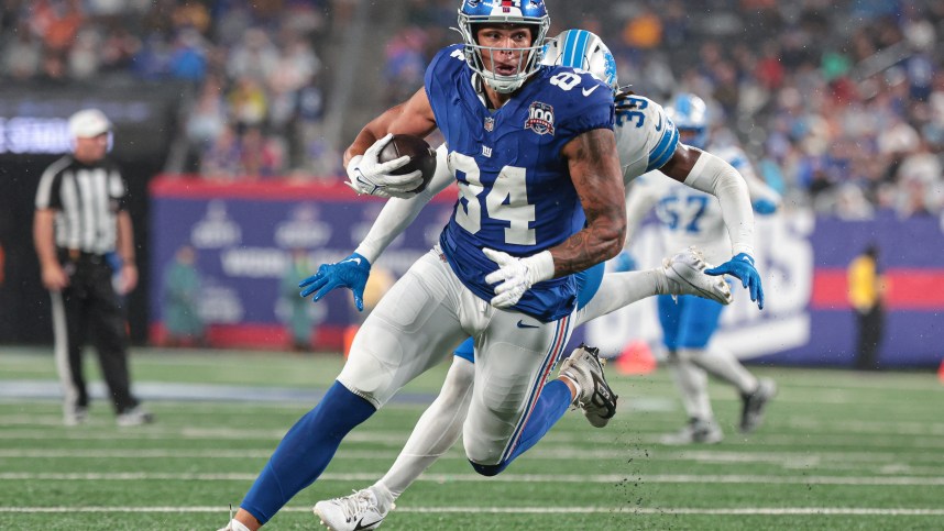 NFL: Detroit Lions at New York Giants, tyree jackson