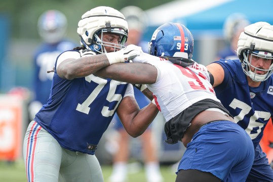 NFL: New York Giants Training Camp, josh ezeudu