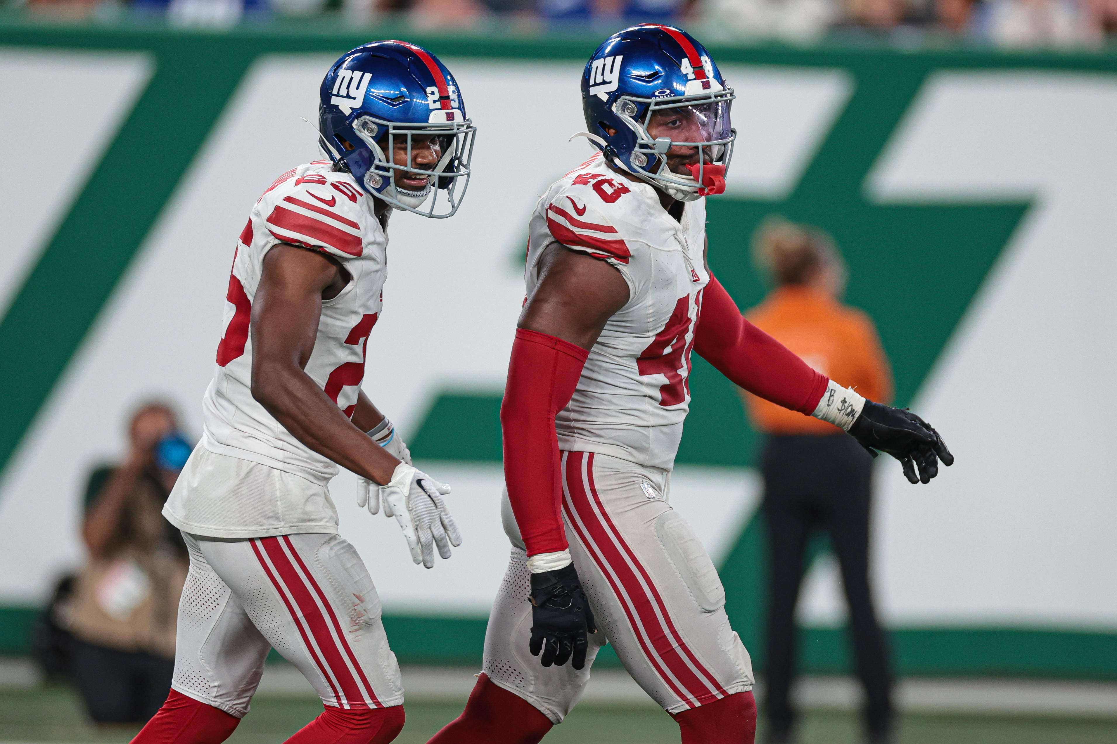 NFL: New York Giants at New York Jets, benton whitley