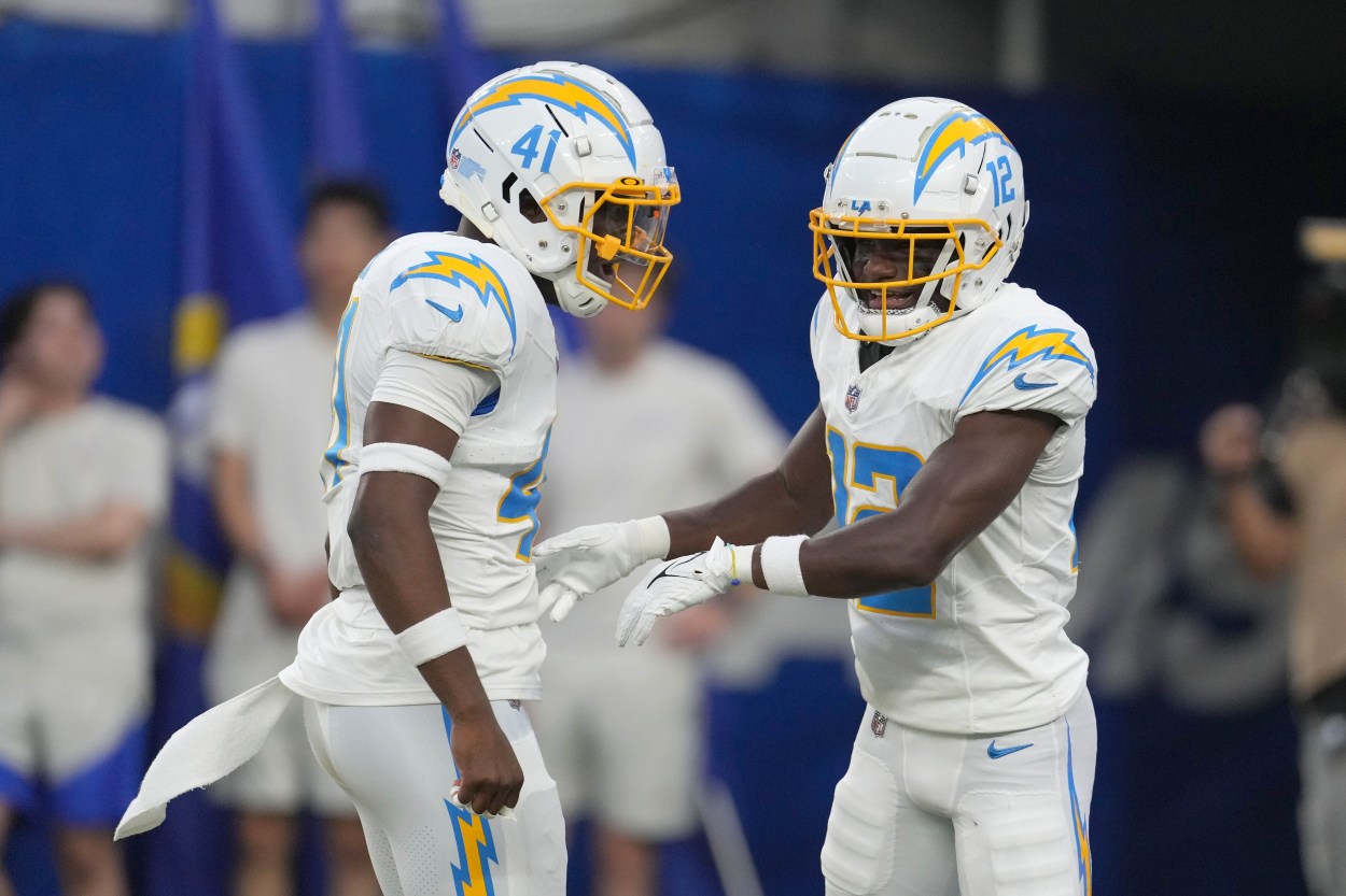 NFL: Preseason-Los Angeles Chargers at Los Angeles Rams, Raheem Layne, new york giants