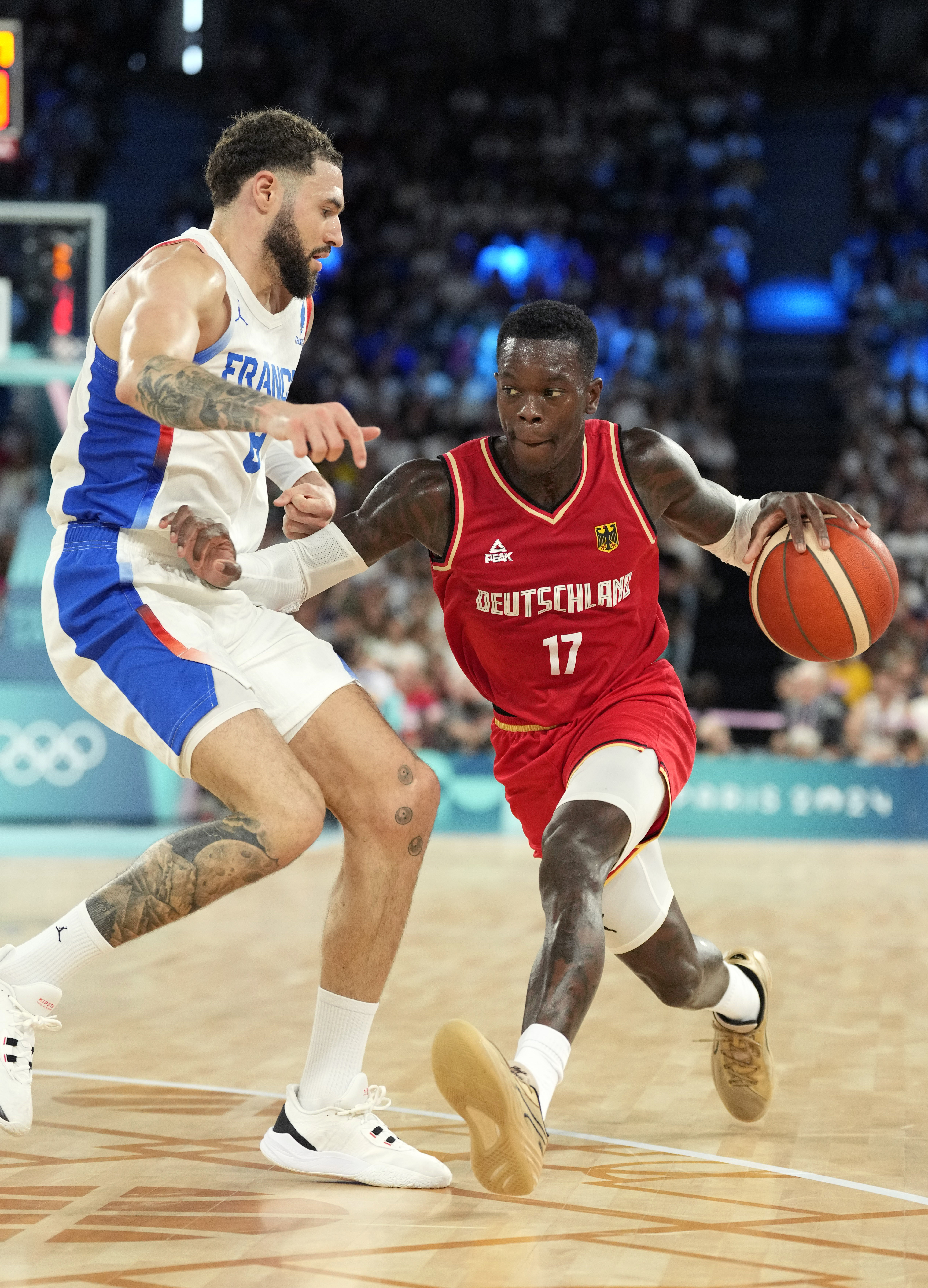 Olympics: Basketball-Men Semifinal - FRA-GER