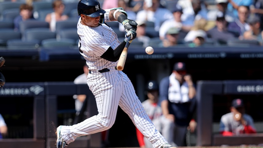 MLB: Boston Red Sox at New York Yankees, gleyber torres