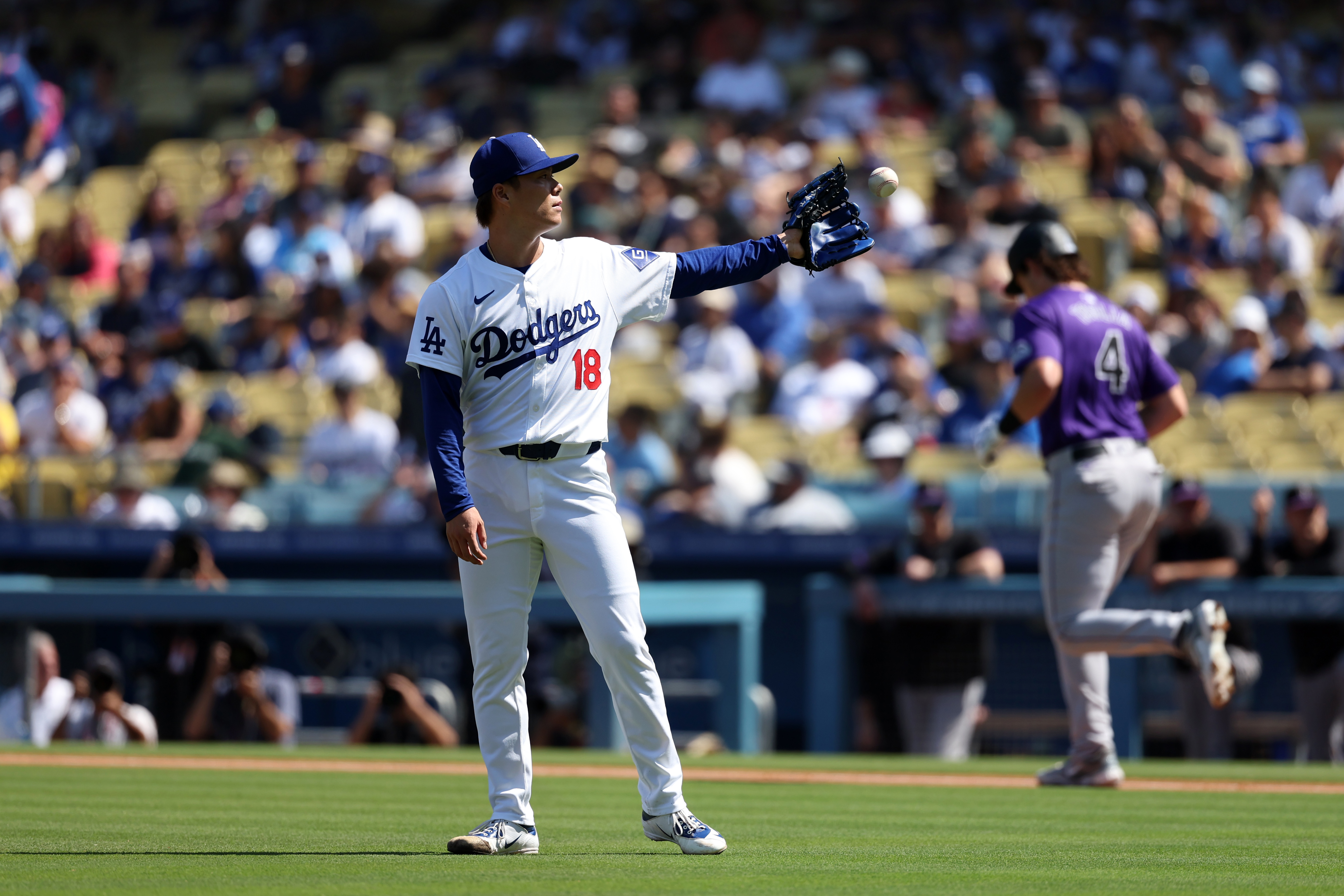 MLB: Colorado Rockies at Los Angeles Dodgers