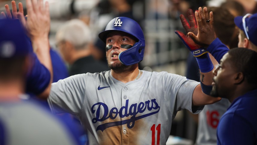 MLB: Los Angeles Dodgers at Atlanta Braves, miguel rojas, yankees