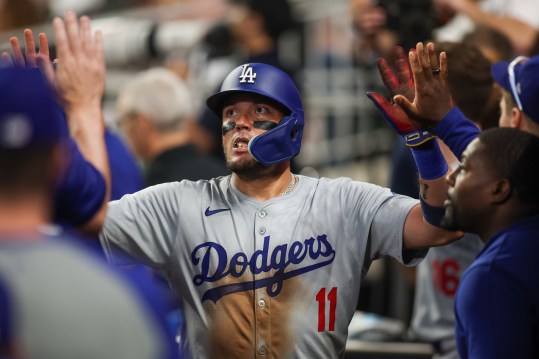 MLB: Los Angeles Dodgers at Atlanta Braves, miguel rojas