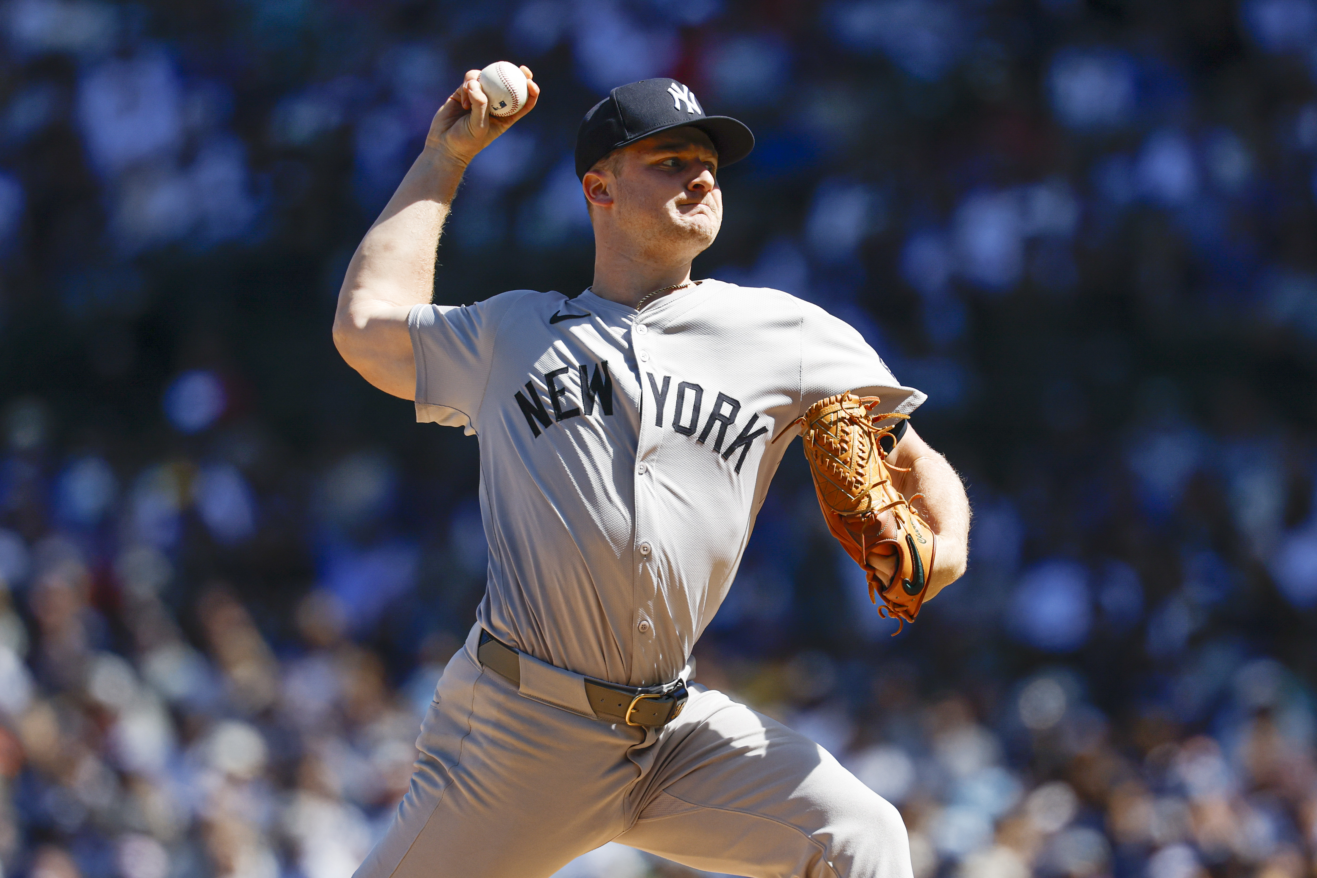 MLB: New York Yankees at Chicago Cubs, clarke schmidt