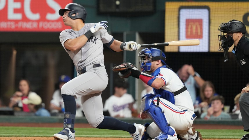 MLB: New York Yankees at Texas Rangers, anthony volpe