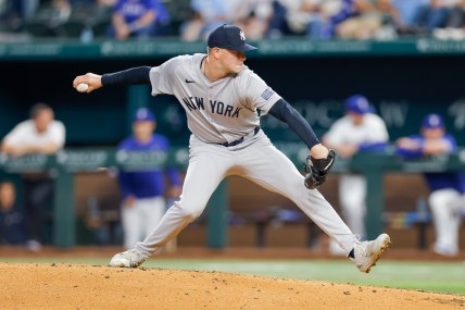 MLB: New York Yankees at Texas Rangers, scott effross