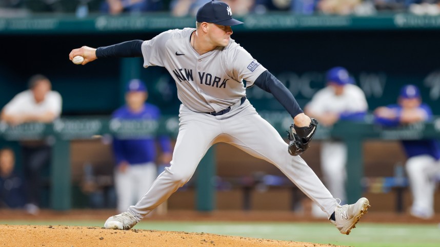 MLB: New York Yankees at Texas Rangers, scott effross