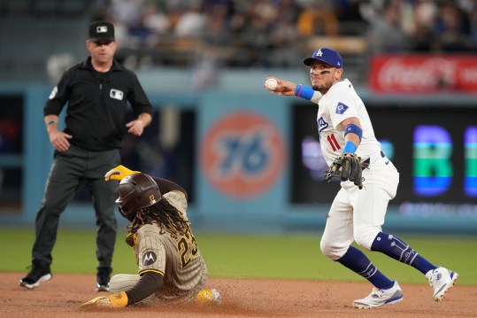 MLB: San Diego Padres at Los Angeles Dodgers, miguel rojas