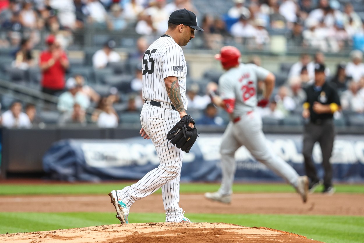 MLB: St. Louis Cardinals at New York Yankees, nestor cortes