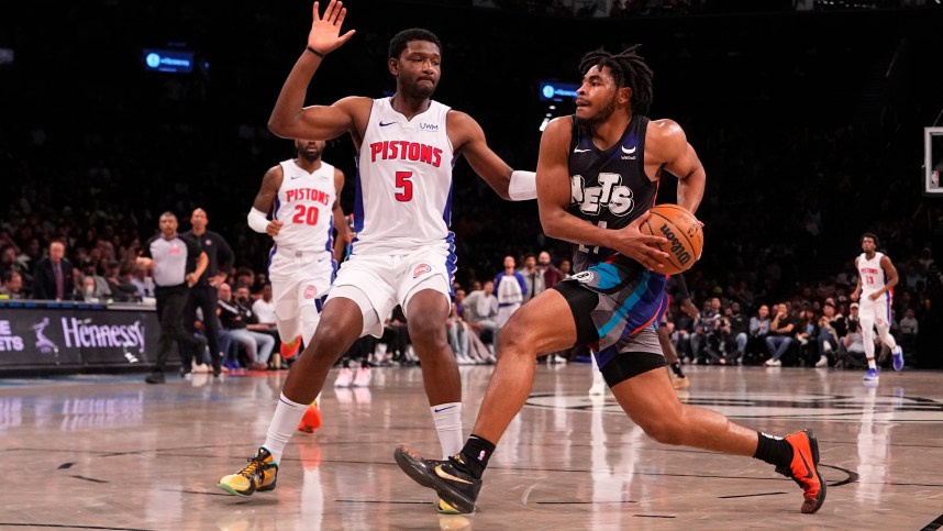 NBA: Detroit Pistons at Brooklyn Nets