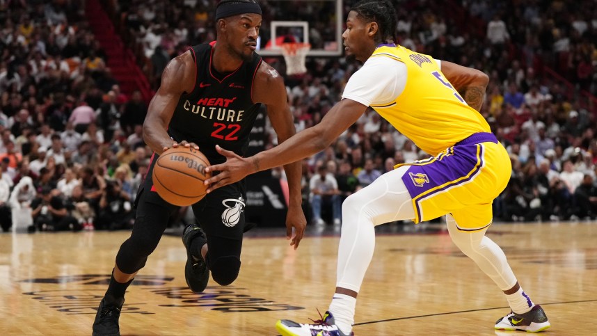 NBA: Los Angeles Lakers at Miami Heat