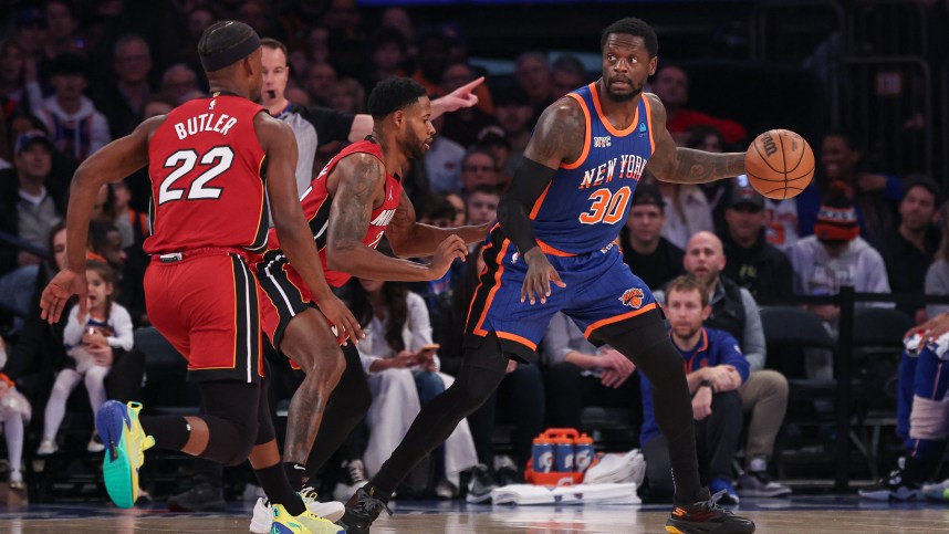 NBA: Miami Heat at New York Knicks