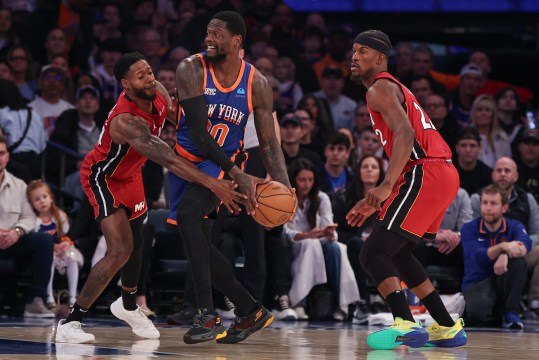 NBA: Miami Heat at New York Knicks