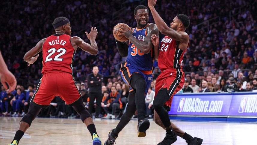 NBA: Miami Heat at New York Knicks, julius randle