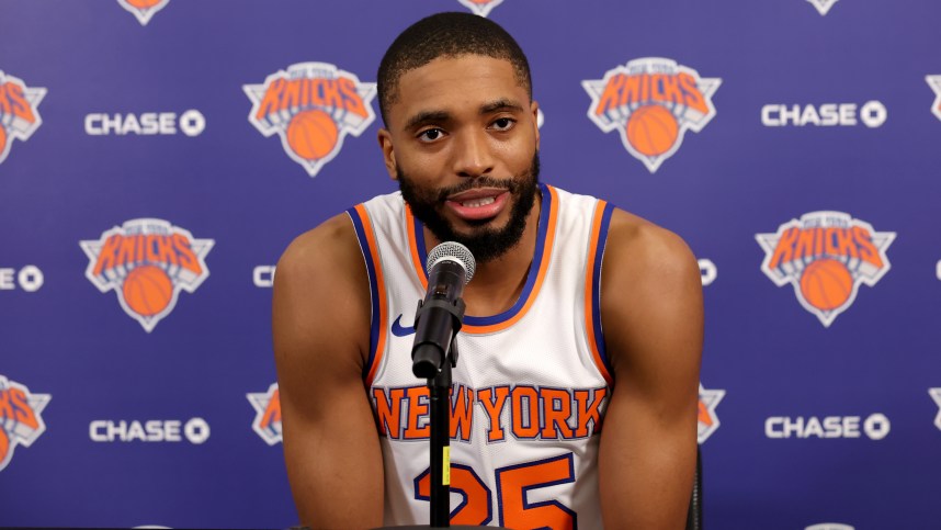 NBA: New York Knicks-Media Day, mikal bridges