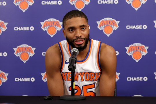 NBA: New York Knicks-Media Day, mikal bridges