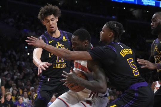 NBA: New York Knicks at Los Angeles Lakers